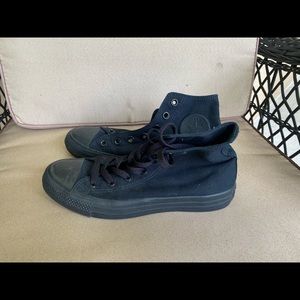 black converse high top